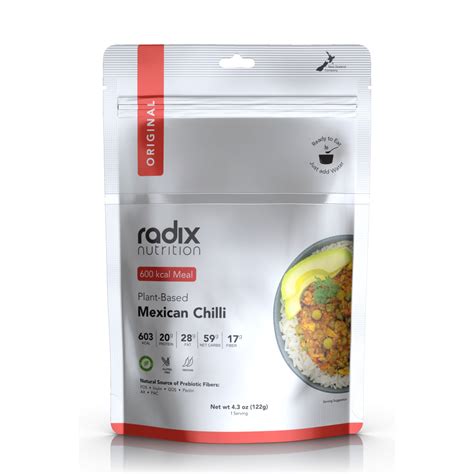 radix plant based mexican chilli wild