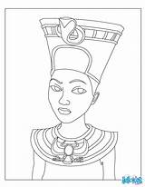 Pharaoh Cleopatra Hellokids Egyptian Hatchepsut Pencil Pharaonin Hatschepsut Anmalen Farben sketch template