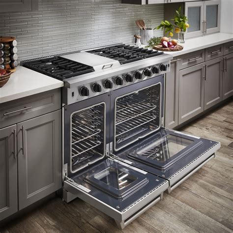 thor   range cooktop gas  oven  burners griddle stainless steel lrgu ebay