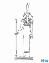Goddess Egyptian Coloring Pages Ma Ancient Egypt Kids Godess Colouring Goddesses Hellokids Sheets Gods Print Printable Drawings Lanterns Wedding Adult sketch template