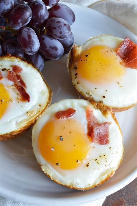bacon  egg breakfast cups wonkywonderful