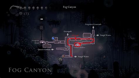 hollow knight fog canyon map