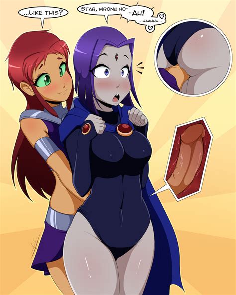 g4 starfire surprises raven anal sex by starcrossing