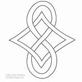 Knots Symbols Keltische Knoten Tangle Zentangle Symbole sketch template