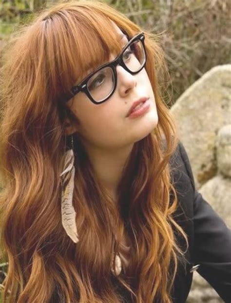 sleek hairstyles with bangs and glasses hairstyles