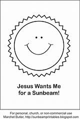 Sunbeam Lds Sabbath Sunbeams sketch template