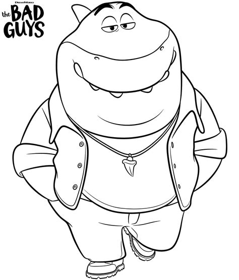 printable  bad guys coloring page  printable coloring pages