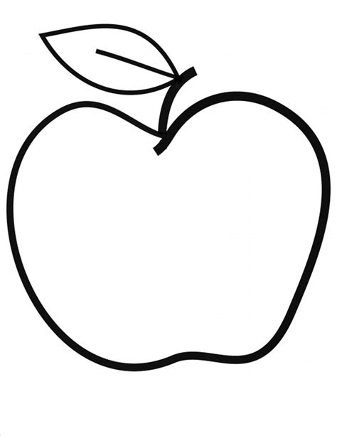apple book template images  printable shape templates apple