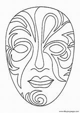 Mascaras Venecianas Máscara Carnaval sketch template