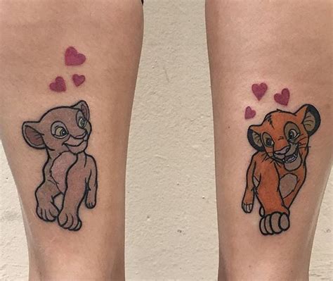 Pin By Foxzry On Newschool Disney Couple Tattoos