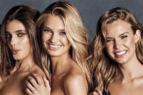 Nude Lingerie Victoria’s Secret Models Pose For New Campaign Daily Star
