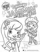 Strawberry Shortcake Coloring Pages Cherry Friends Jammin Jam Printable Cake Print Copy Printables Make Cartoon Girls Entitlementtrap Girl Princess Dvd sketch template