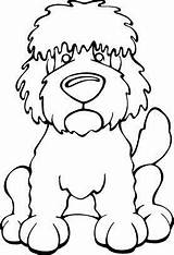 Labradoodle Coloring Goldendoodle Dog Pages Doodle Golden Drawing Colouring Sheets Decal Drawings Choose Board Getdrawings sketch template