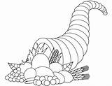 Horn Plenty Thanksgiving Coloring Pages Printable Sheets Supercoloring Template Cornucopia Categories sketch template