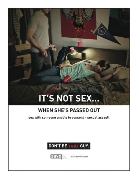 don t be that guy posters sexual assault awareness