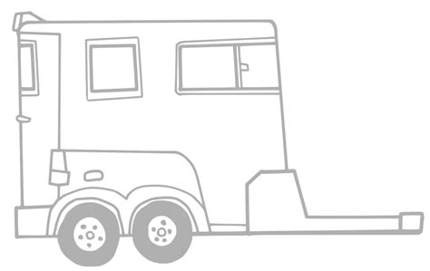 livestock trailer pages coloring pages