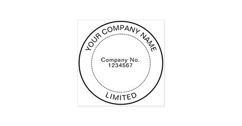 custom business company rubber stamp zazzle