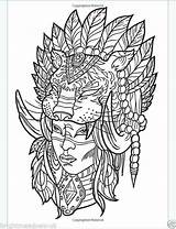 Coloriage Adults Plantillas Coloriages Ausmalbilder Mandala Indien Diseños Indiens Gesichter Tatuaje Maternelle Grown Colorier Ethnique Bonitos Dessin Malbögen Schablonen Malbuch sketch template