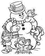 Coloring Snowman Pages Christmas Printable Filminspector sketch template