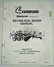 glencoe ss soil saver parts catalog  ebay