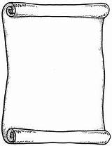 Pergamino Scroll Marcos sketch template