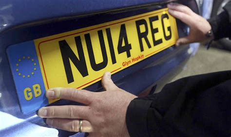 rules  custom number plates  uk