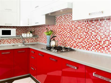 red kitchens design tips pictures  colorful kitchens hgtv