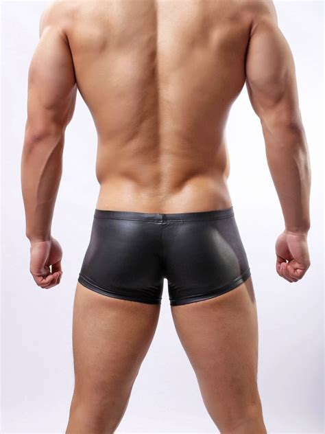 hot sexy men swimwear boxer trunks brand gay penis pouch bulge