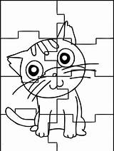 Coloring Pages Kids Puzzles Puzzle Popular sketch template