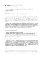 imrad research paper formatdocx  imrad research paper format