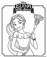 Elena Avalor Coloring Princess Pages Secret Disney Printable Para Colorir Desenhos Princesas Color Info Crianças Skylar Print Getdrawings Getcolorings Salvo sketch template