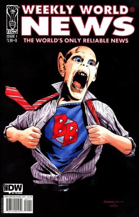 weekly world news  idw publishing comic book   price guide