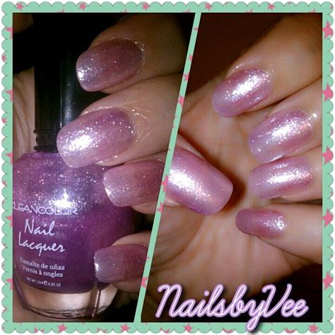 kleancolor lilac spark nails  vee nails nail polish  nails