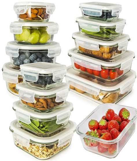Glass Storage Containers With Lids Glass Food Storage Containers