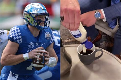 Kentucky Wildcats Qb Will Levis Shows Off His Gross Coffee Habit Video