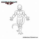 Frieza Golden Coloring Pages Dragon Ball Sketch Template sketch template