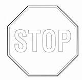 Stop Sign Coloring Traffic Pages Bus Printable Brilliant Elegant Birijus sketch template