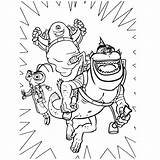 Aliens Monsters Vs Coloring Pages Books Last sketch template