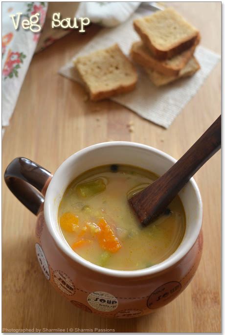 vegetable soup recipe veg soup recipe sharmis passions