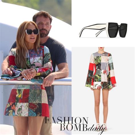 bennifer are back jlo yachts with ben affleck in prada black and white