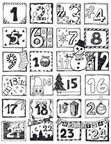 Calendario Advent Avvento Adviento Calendari Dellavvento Tante Conto Calendarios Dominical Pourfemme Mamma Resto sketch template