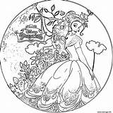 Coloriage Princesse Imprimer Dessin sketch template