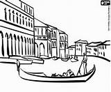 Gondola Monumentos Colorirgratis Sights sketch template
