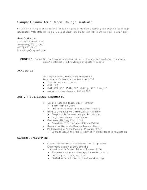 resumes   college degree cover letter templates high