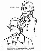 Coloring Taylor Zachary Millard Fillmore Pages Facts Patriotic President Printing Help American Presidents Raisingourkids Flag sketch template