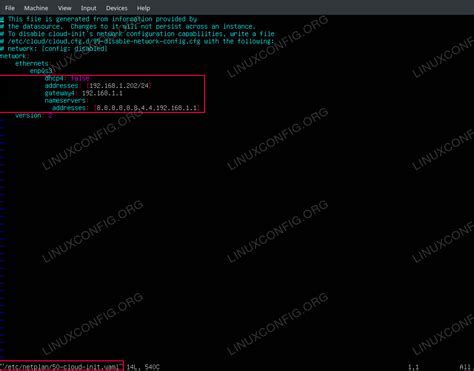 configure static ip address  ubuntu  focal fossa desktopserver linux tutorials