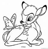 Bambi Pages Coloring Coloring4free Butterfly Related Posts sketch template