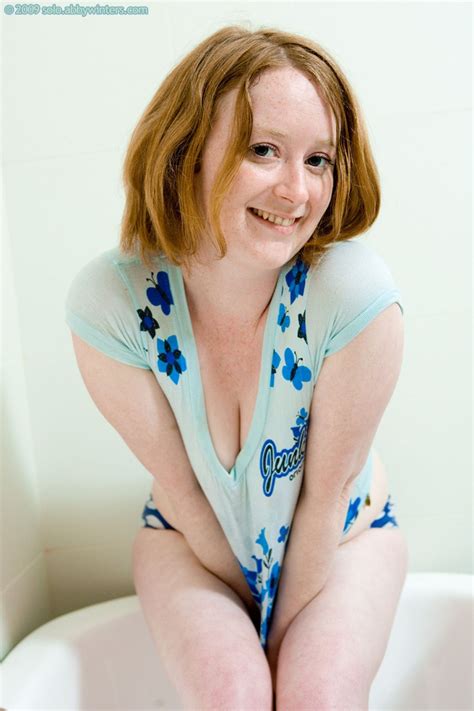 helen from freckled redhead with a thick hairy bush bathing at brdteengal