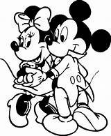 Colorare Topolino Minnie Disegni Ballo Bambini Sposi Disegnidacolorareonline Topolina Romantici Successivo sketch template