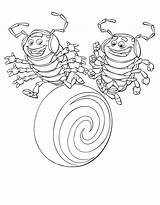 Coloring Pages Life Bugs Ages Develop Creativity Recognition Skills Focus Motor Way Fun Color Kids sketch template